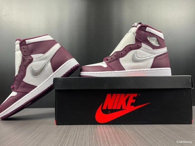 Kick Theory Air 1 555088-611 Bordeaux High Jordan OG 0629